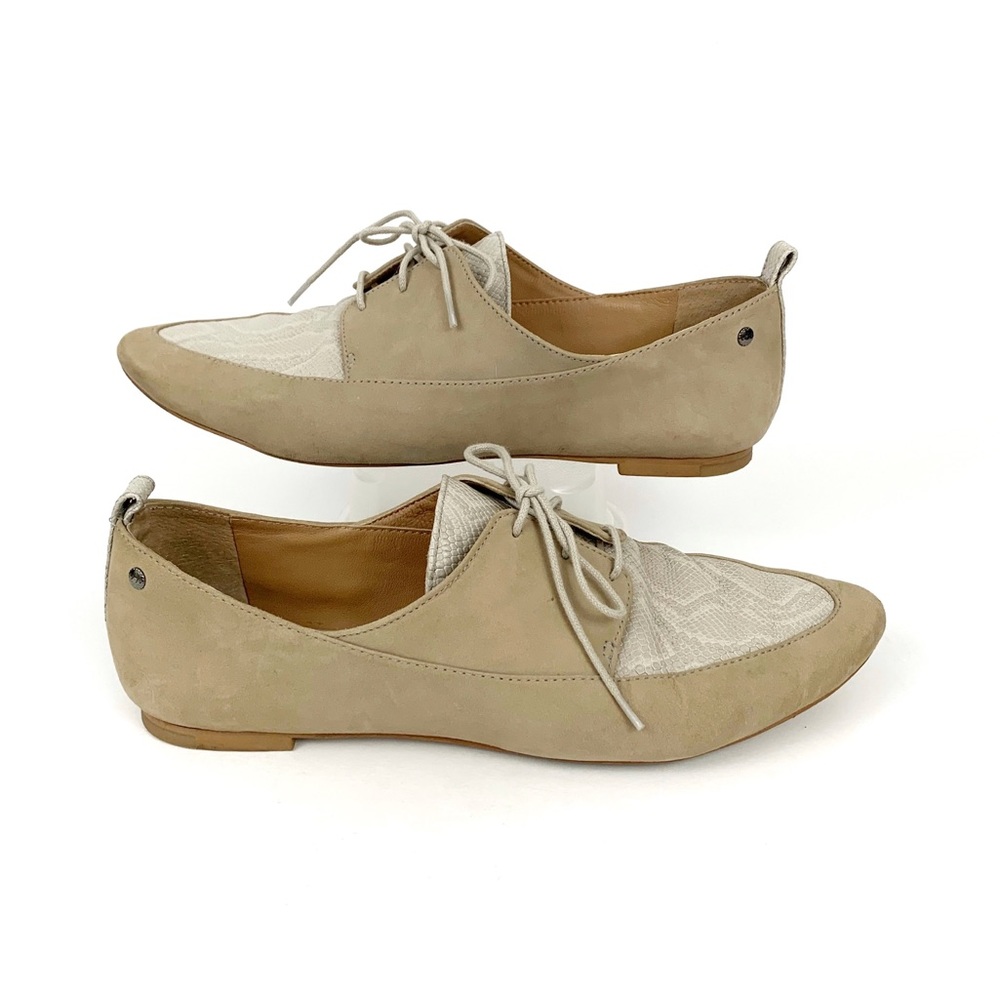 Ugg Marji Snake Leather Oxford Shoes Women's 8